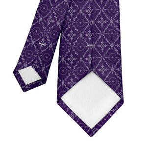 Argyle Bloom Necktie - Tipping - Knotty Tie Co.