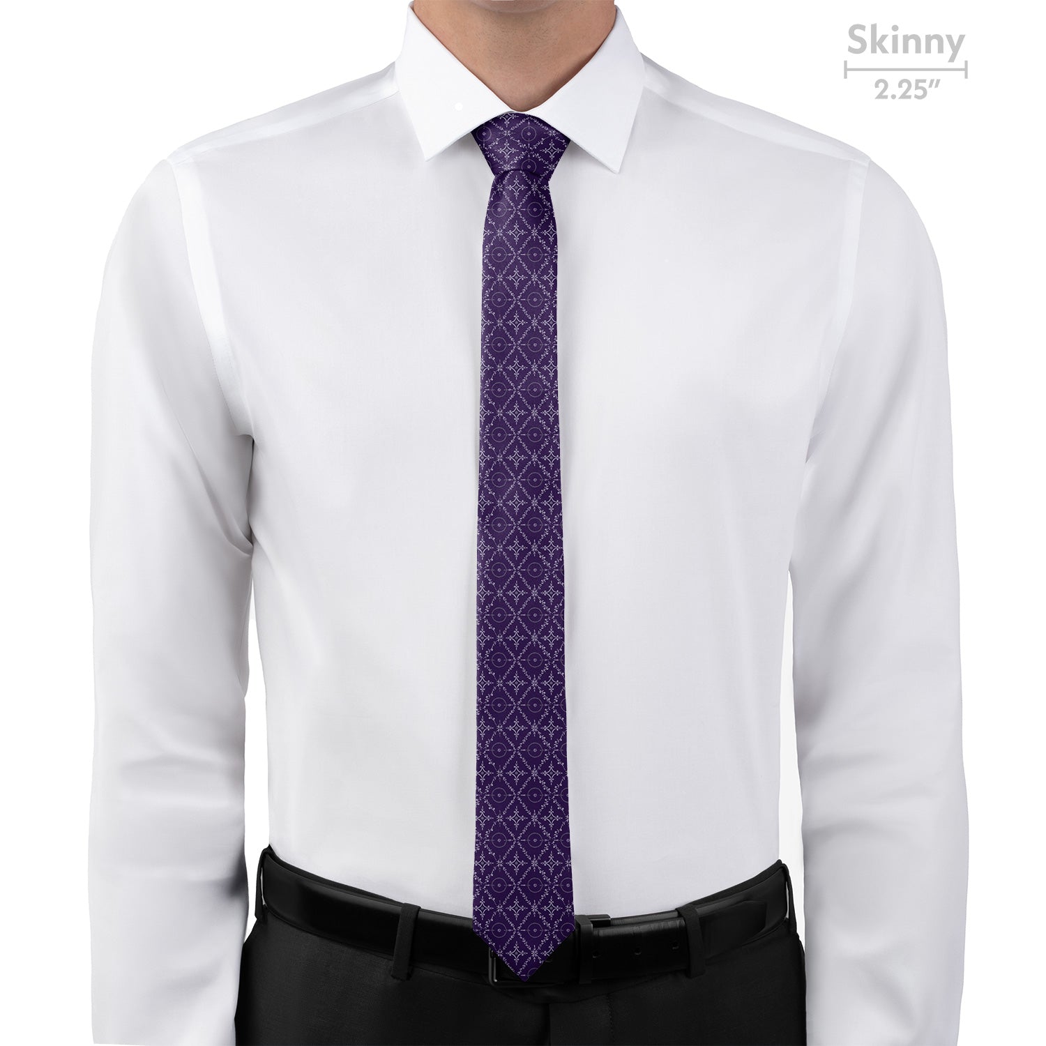Argyle Bloom Necktie - Skinny - Knotty Tie Co.