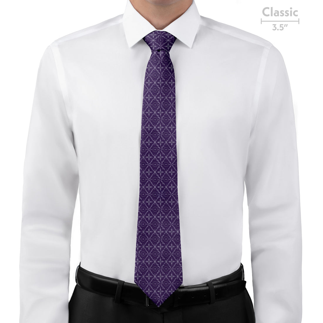 Argyle Bloom Necktie - Classic  - Knotty Tie Co.