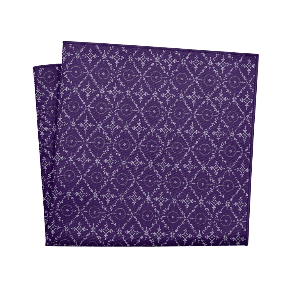 Argyle Bloom Pocket Square - 12" Square - Knotty Tie Co.