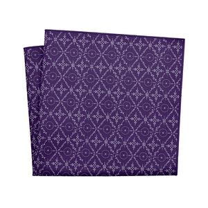 Argyle Bloom Pocket Square - 12" Square - Knotty Tie Co.