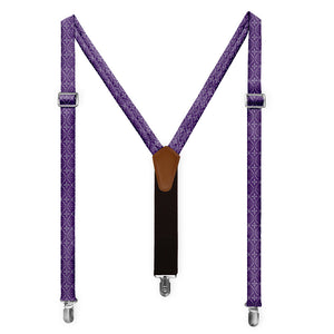 Argyle Bloom Suspenders - Full Front View - Knotty Tie Co.
