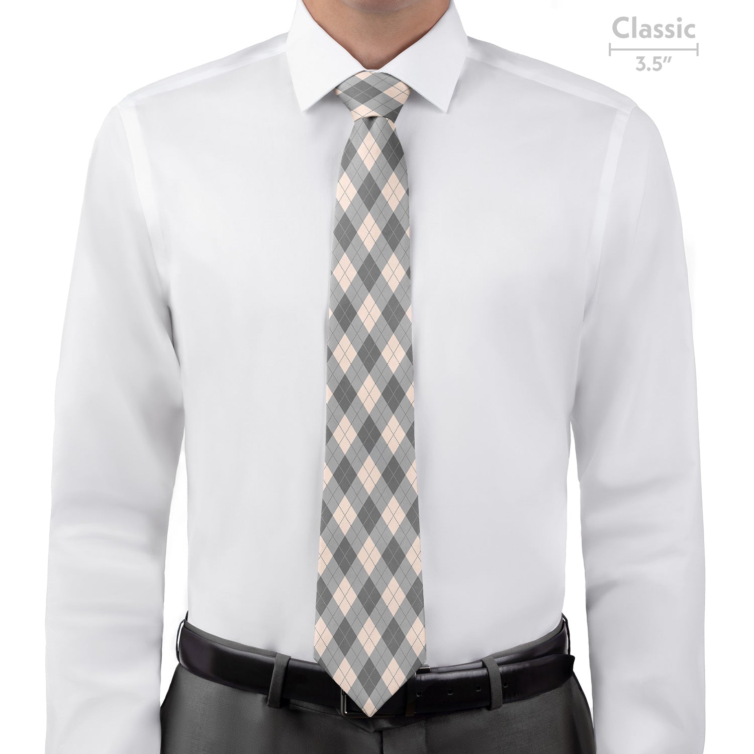 Argyle Plaid Necktie - Classic - Knotty Tie Co.