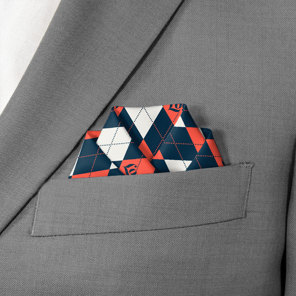 Argyle 2 Logo Pocket Square
