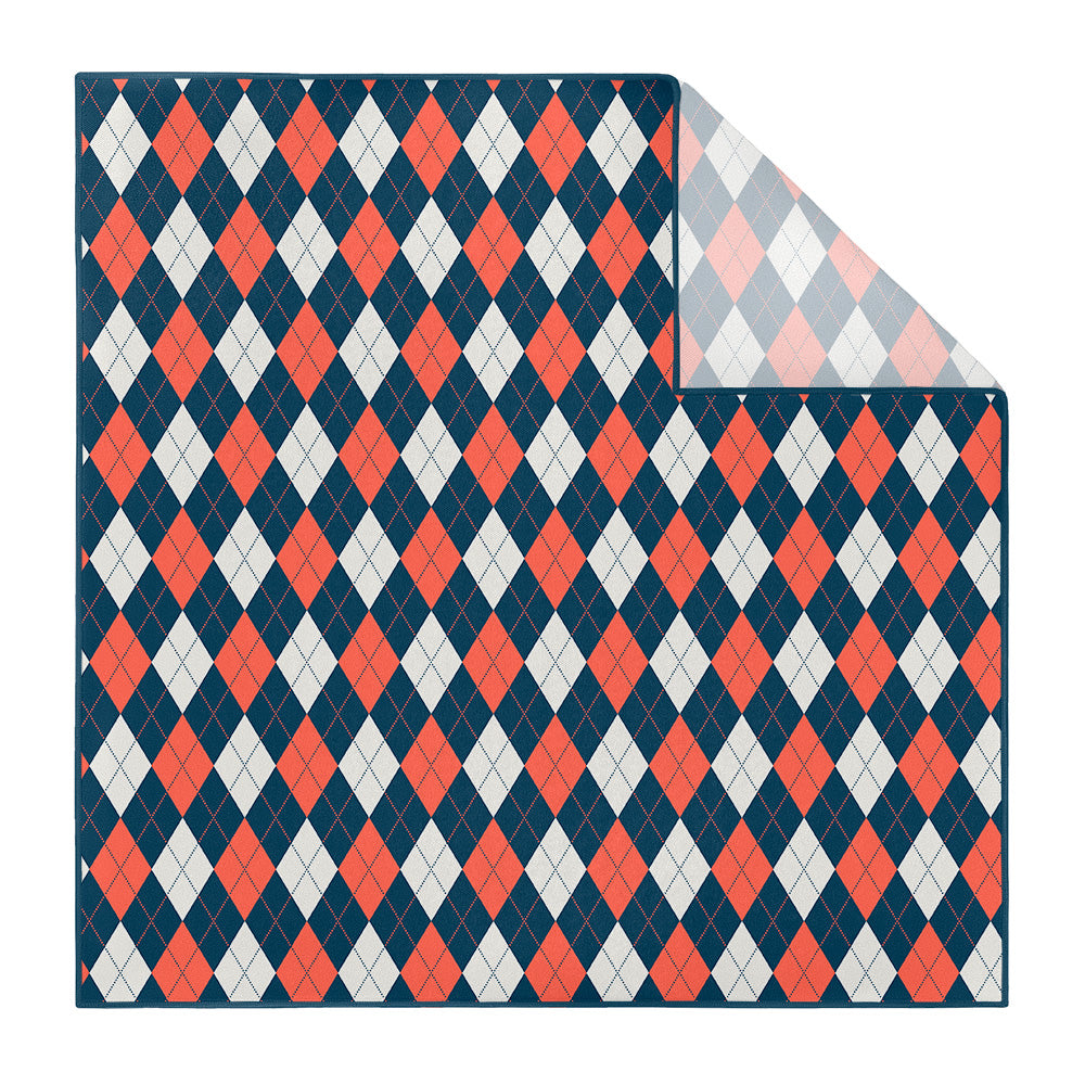 Argyle 3 Logo Pocket Square