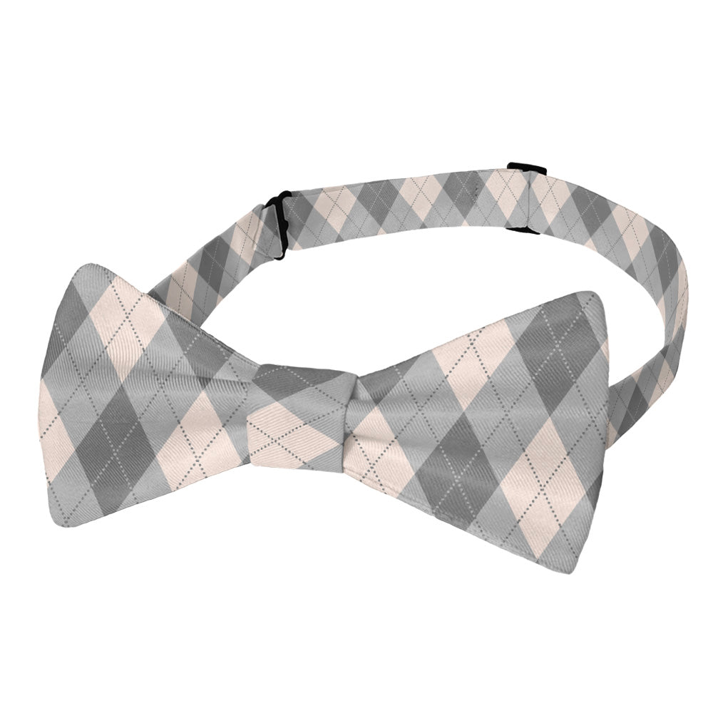 Argyle Plaid Bow Tie - Adult Pre-Tied 12-22" -  - Knotty Tie Co.