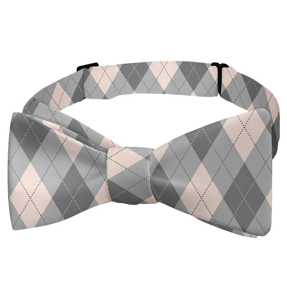Argyle Plaid Bow Tie - Self Tie Bow Tie - Knotty Tie Co.