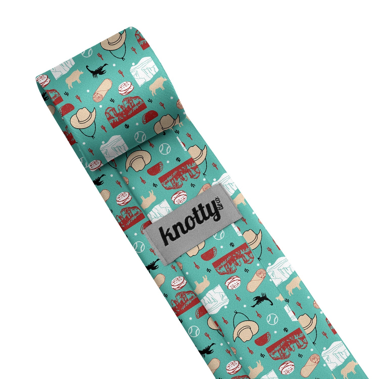 Arizona State Heritage Necktie - Tag - Knotty Tie Co.