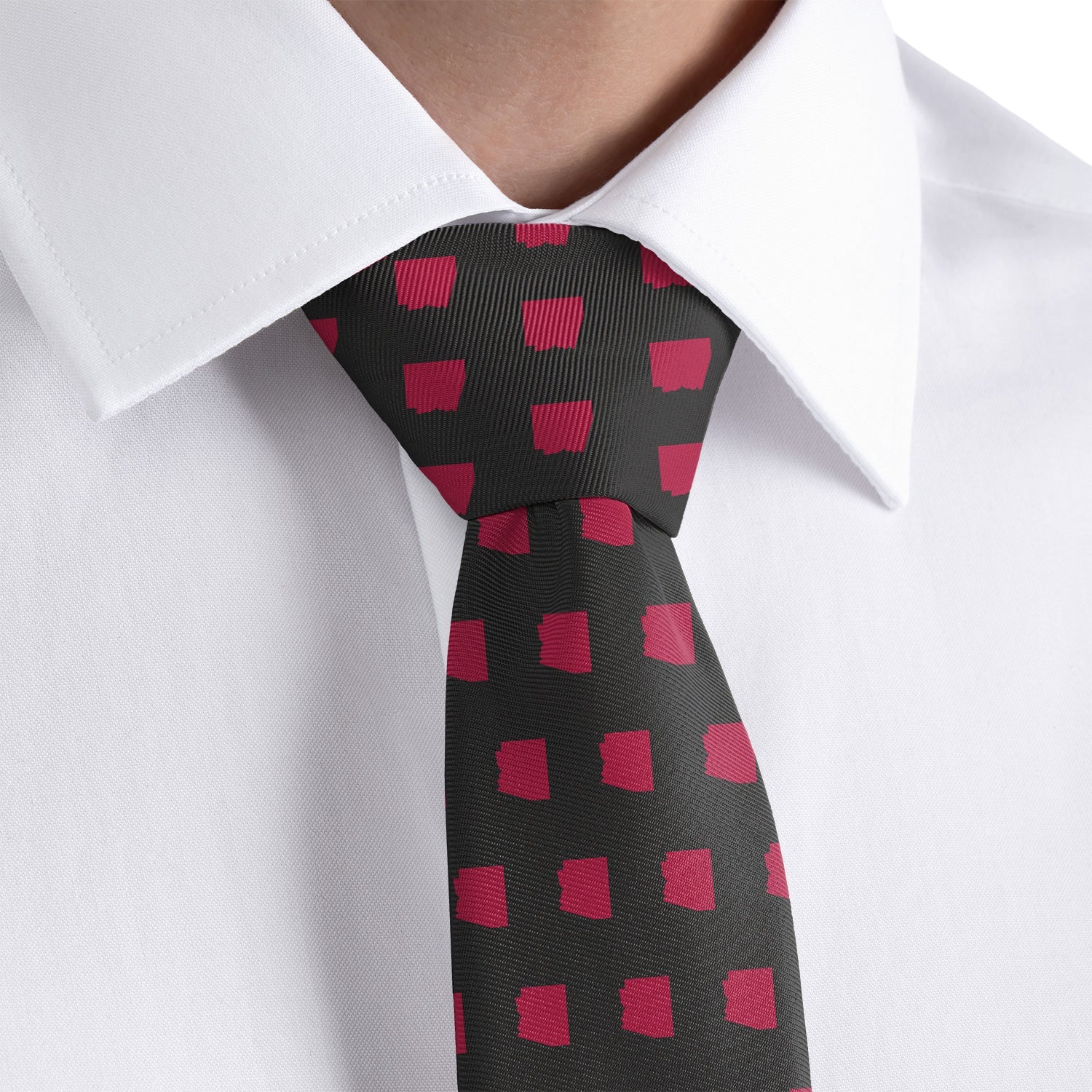 Arizona State Outline Necktie - Dress Shirt - Knotty Tie Co.