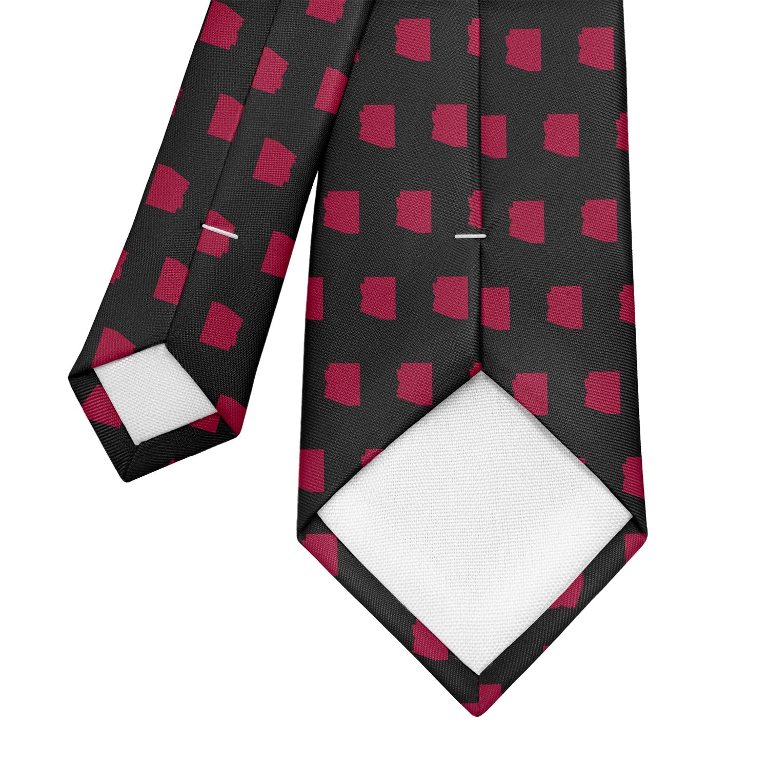 Arizona State Outline Necktie - Tipping - Knotty Tie Co.