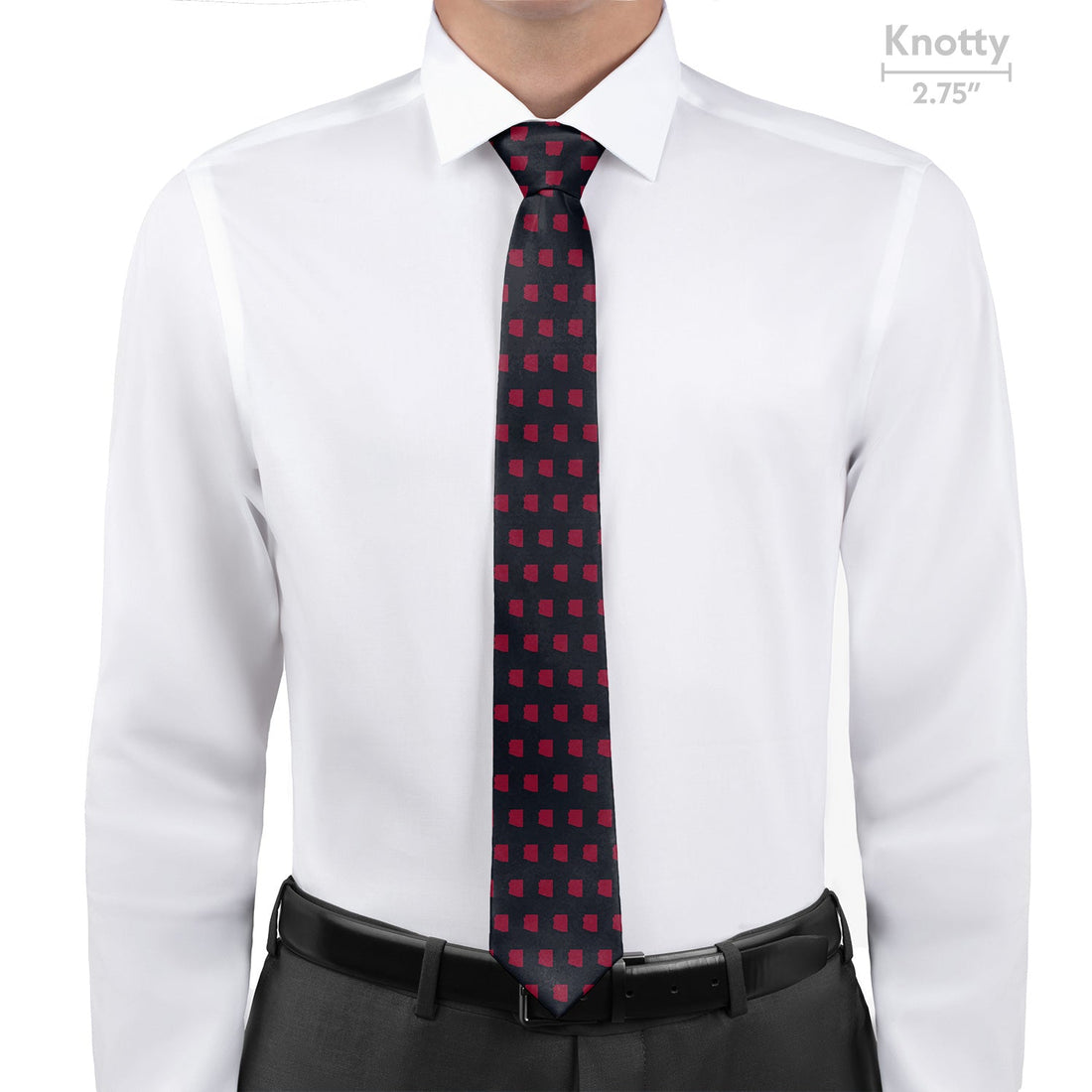 Arizona State Outline Necktie - Knotty - Knotty Tie Co.