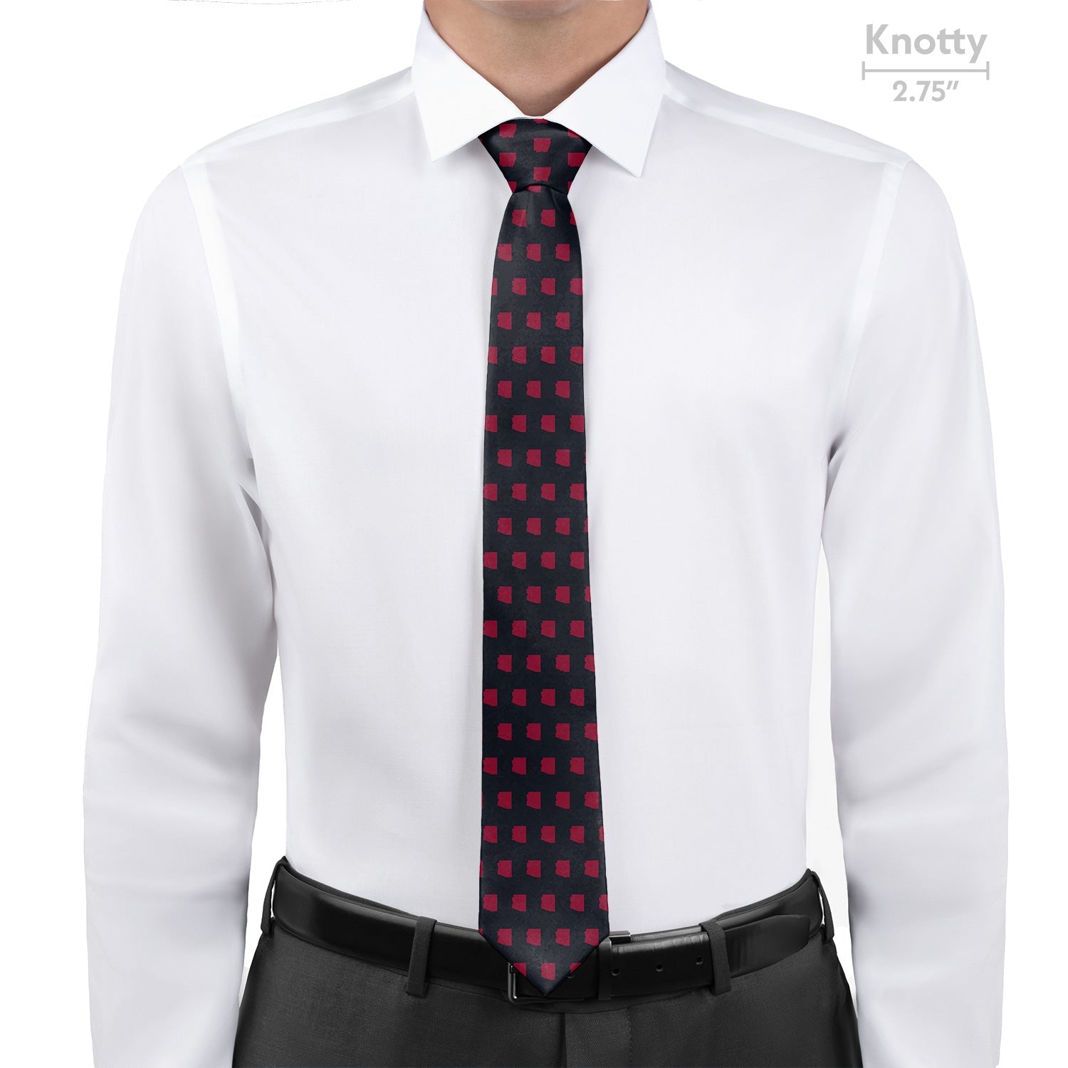 Arizona State Outline Necktie - Knotty - Knotty Tie Co.
