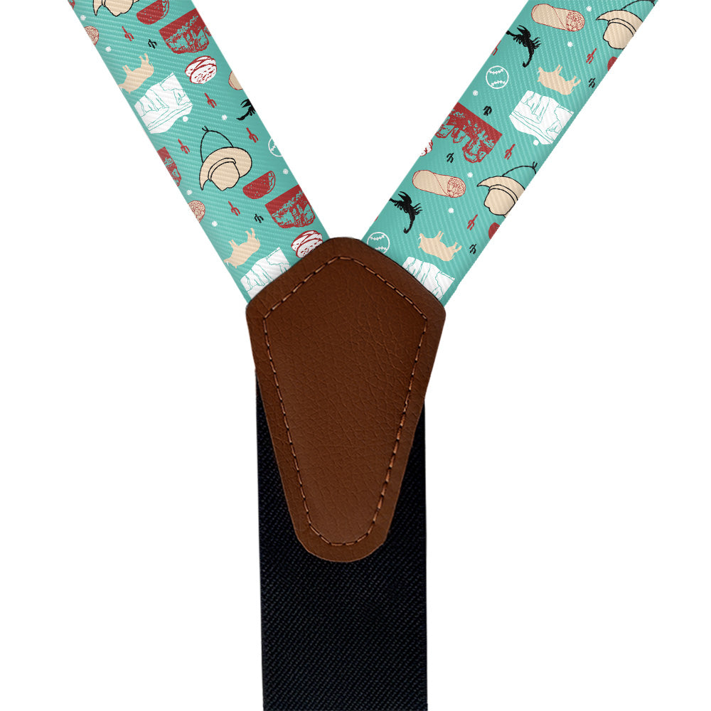Arizona State Heritage Suspenders - Vegan Leather Y-Back - Knotty Tie Co.