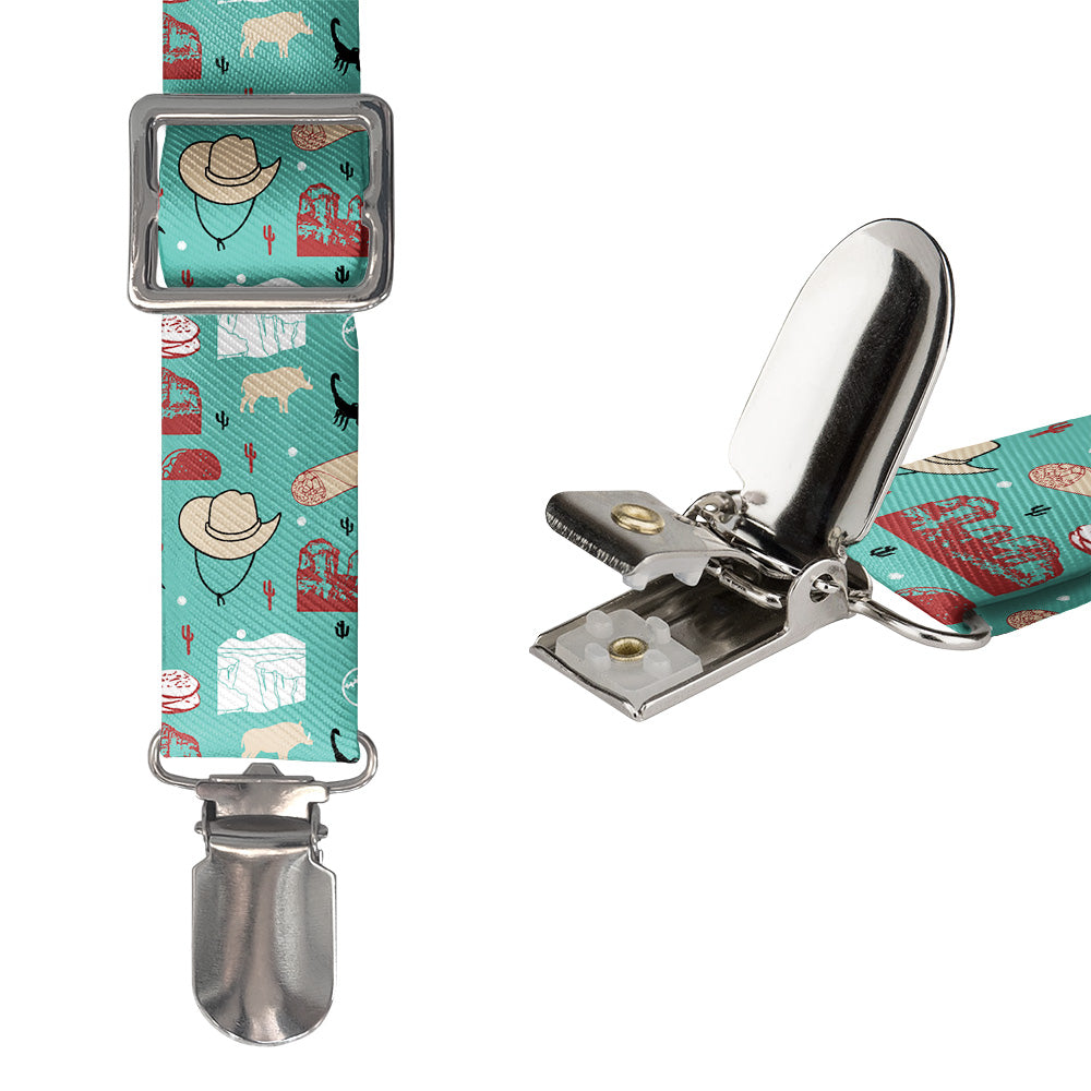 Arizona State Heritage Suspenders - Hardware and Strap - Knotty Tie Co.