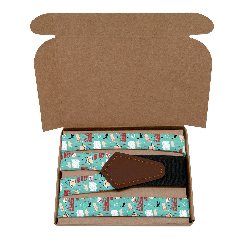 Arizona State Heritage Suspenders - Kraft Gift Box Packaging - Knotty Tie Co.