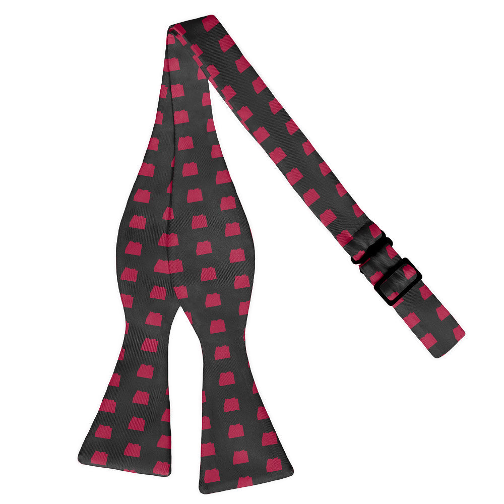 Arizona State Outline Bow Tie - Self Tie Flat - Knotty Tie Co.
