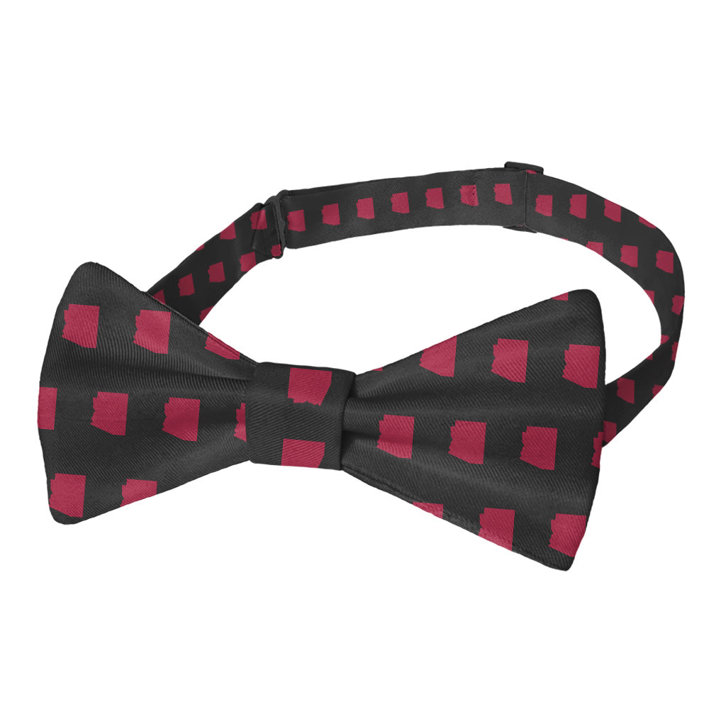 Arizona State Outline Bow Tie - Pre-Tied Bow Tie - Knotty Tie Co.