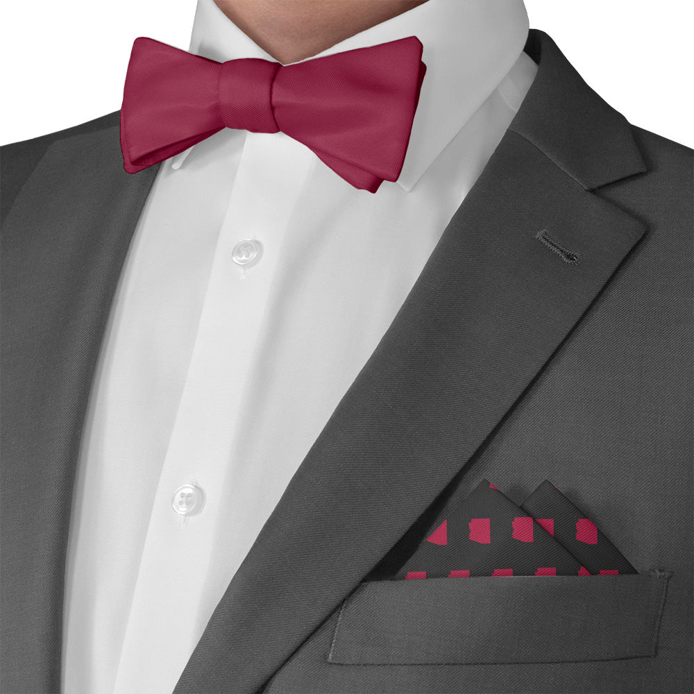 Arizona State Outline Pocket Square - Matching Bow Tie - Knotty Tie Co.