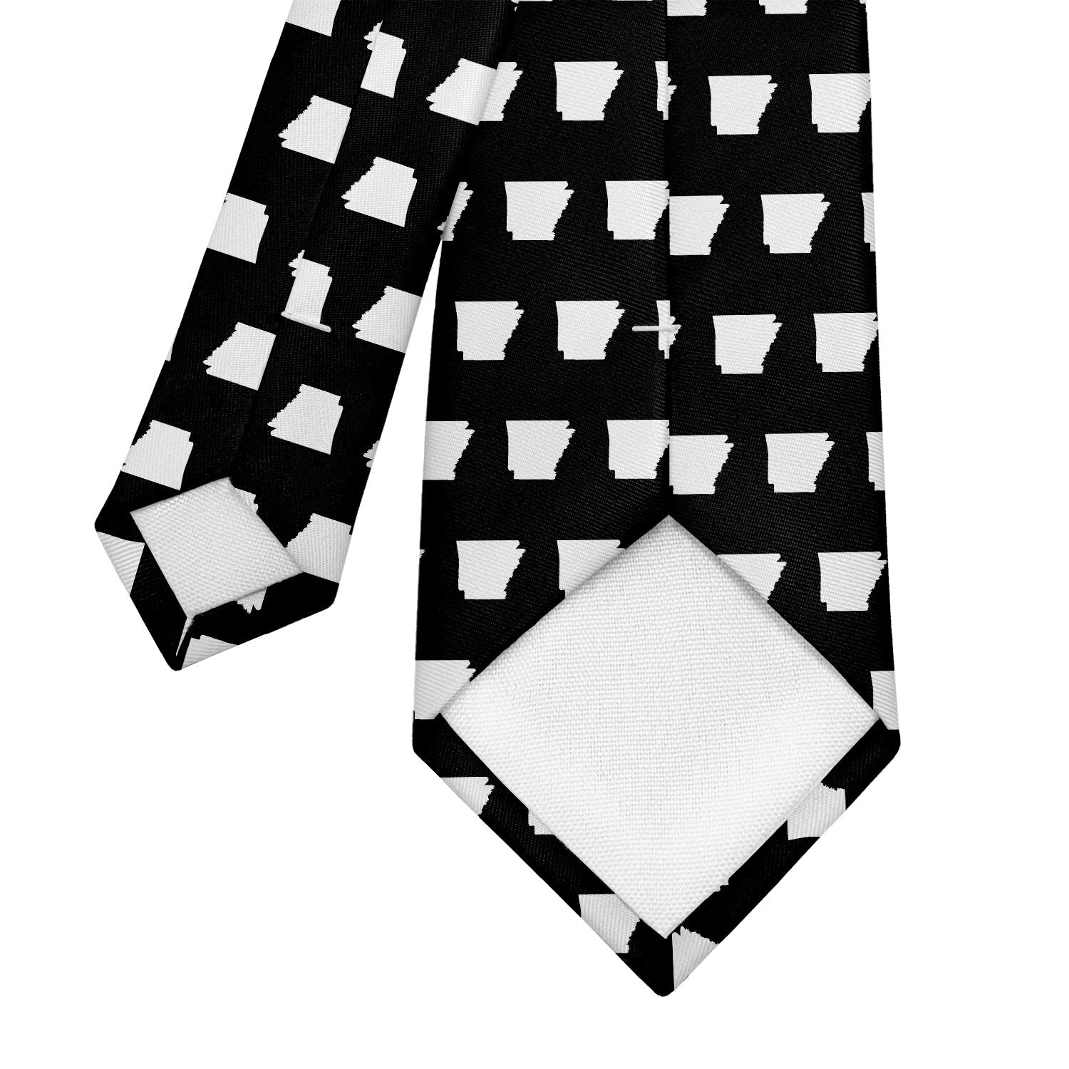Arkansas State Outline Necktie - Tipping - Knotty Tie Co.