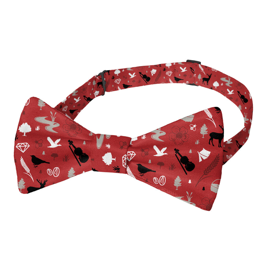 Arkansas State Heritage Bow Tie - Pre-Tied Bow Tie - Knotty Tie Co.