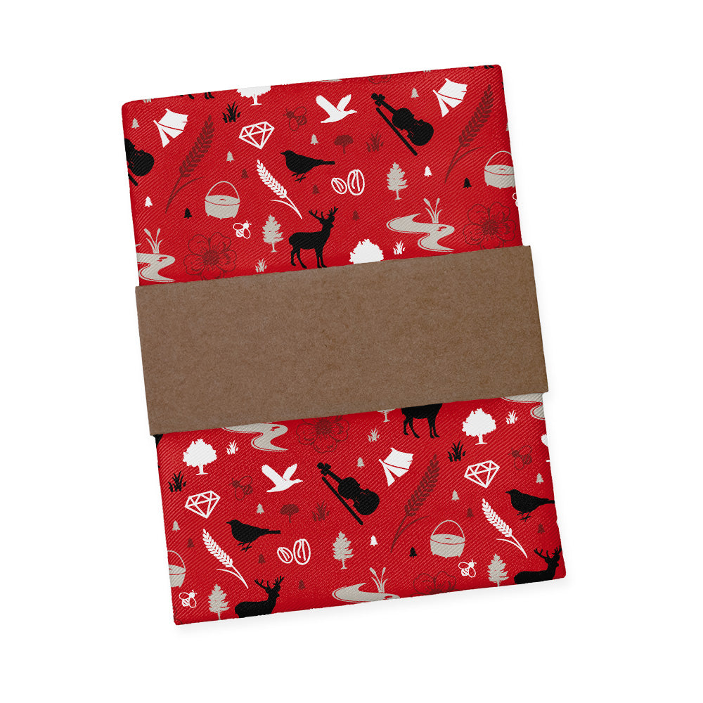 Arkansas State Heritage Pocket Square - Packaging - Knotty Tie Co.