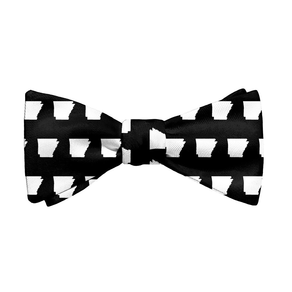 Arkansas State Outline Bow Tie - Adult Standard Self-Tie 14-18" -  - Knotty Tie Co.