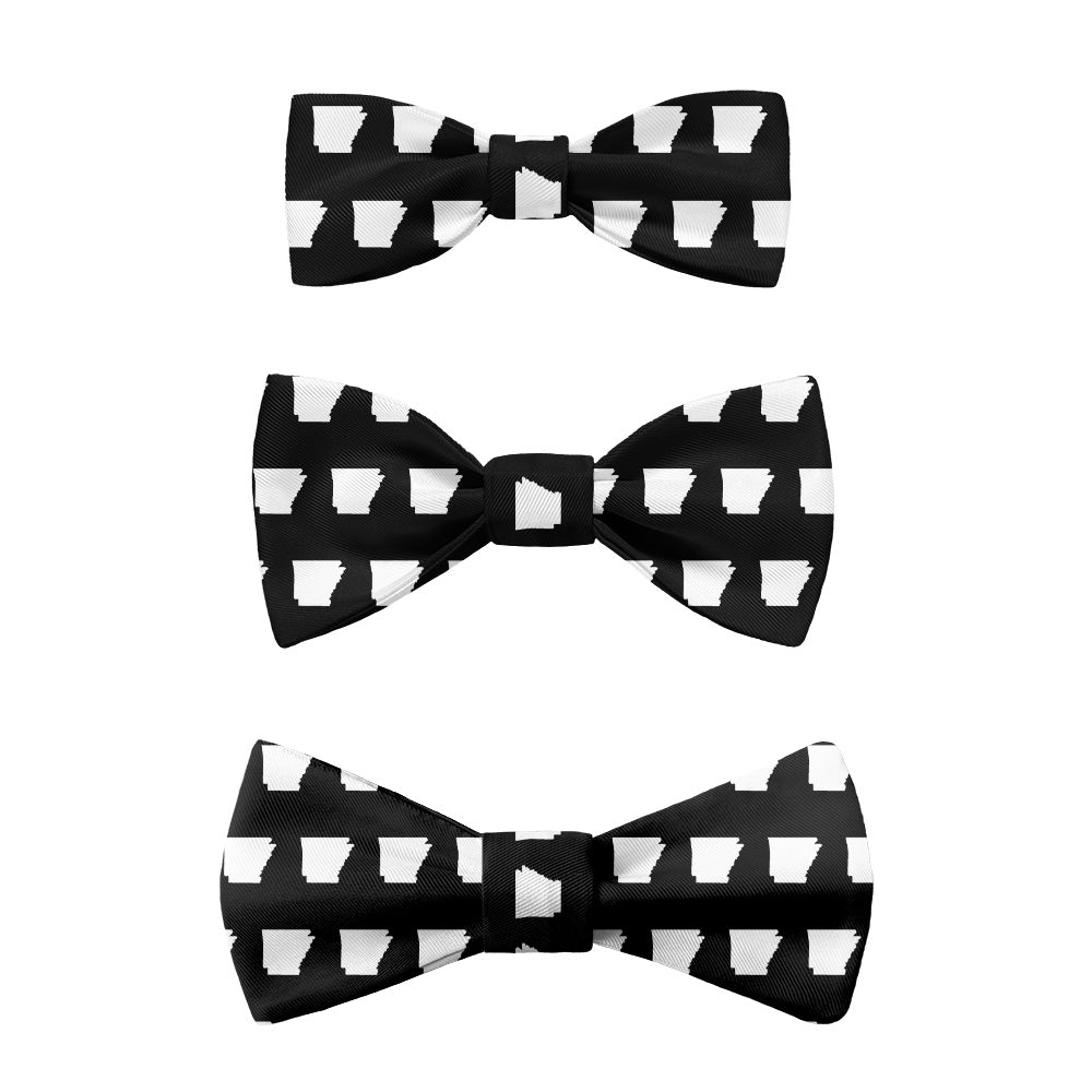 Arkansas State Outline Bow Tie -  -  - Knotty Tie Co.
