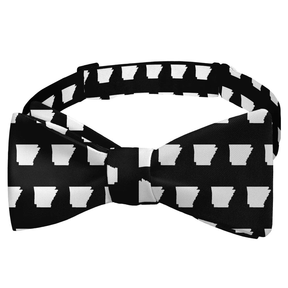 Arkansas State Outline Bow Tie - Self Tie Bow Tie - Knotty Tie Co.
