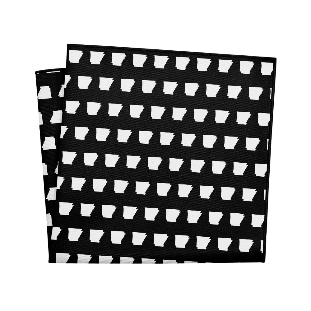 Arkansas State Outline Pocket Square