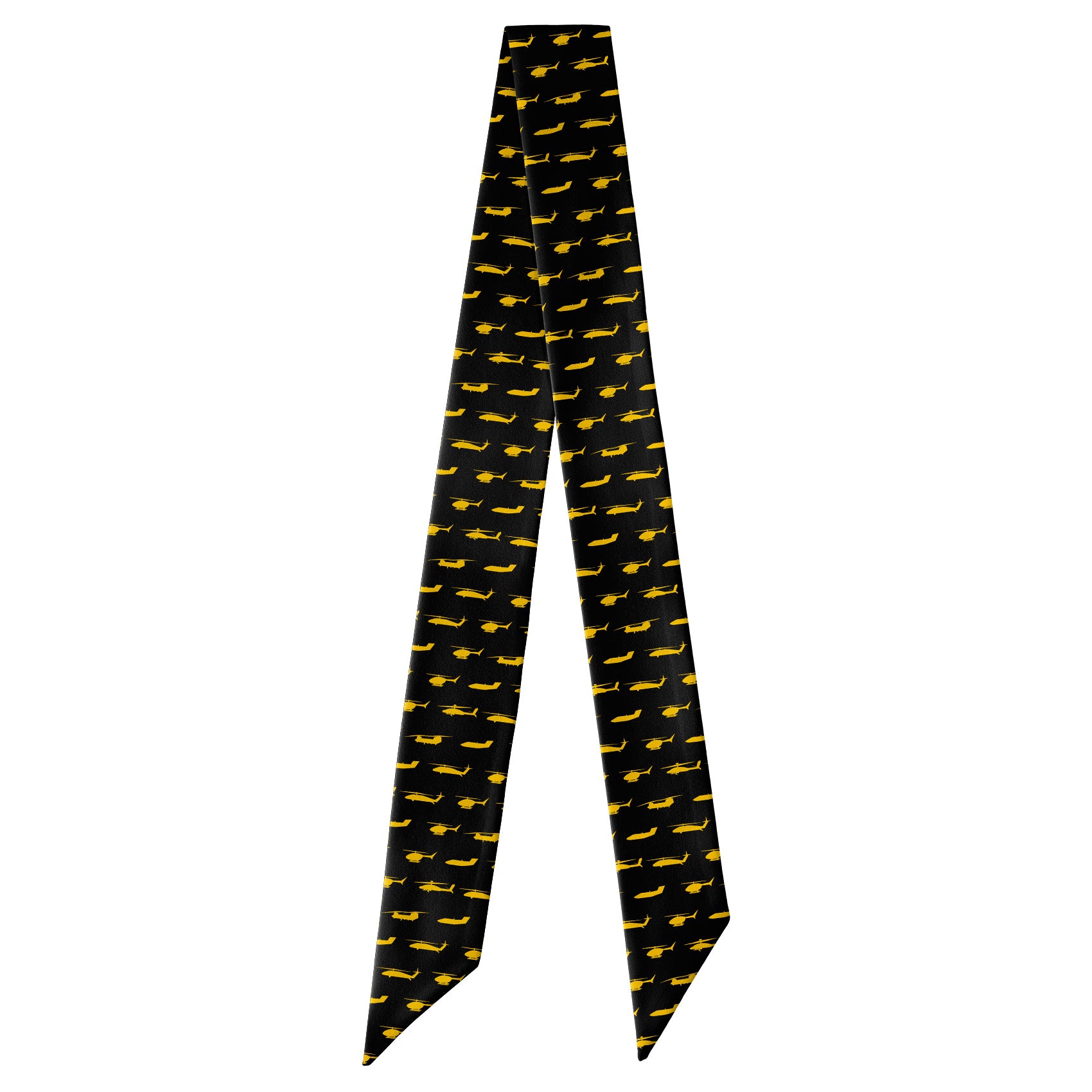 Army Aviation Hair Scarf - Full View of Hair Scarf - Knotty Tie Co.