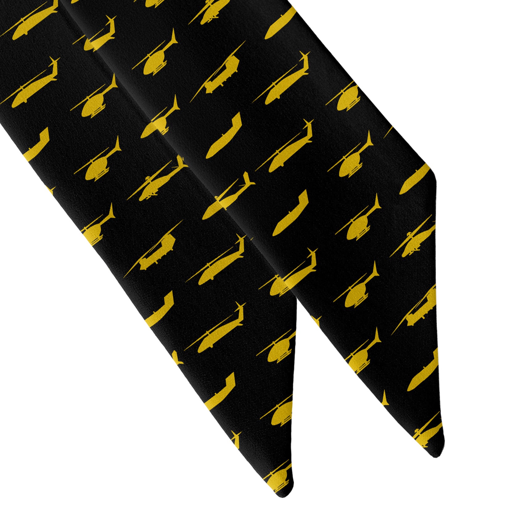 Army Aviation Hair Scarf - Scarf Tapered Ends - Knotty Tie Co.