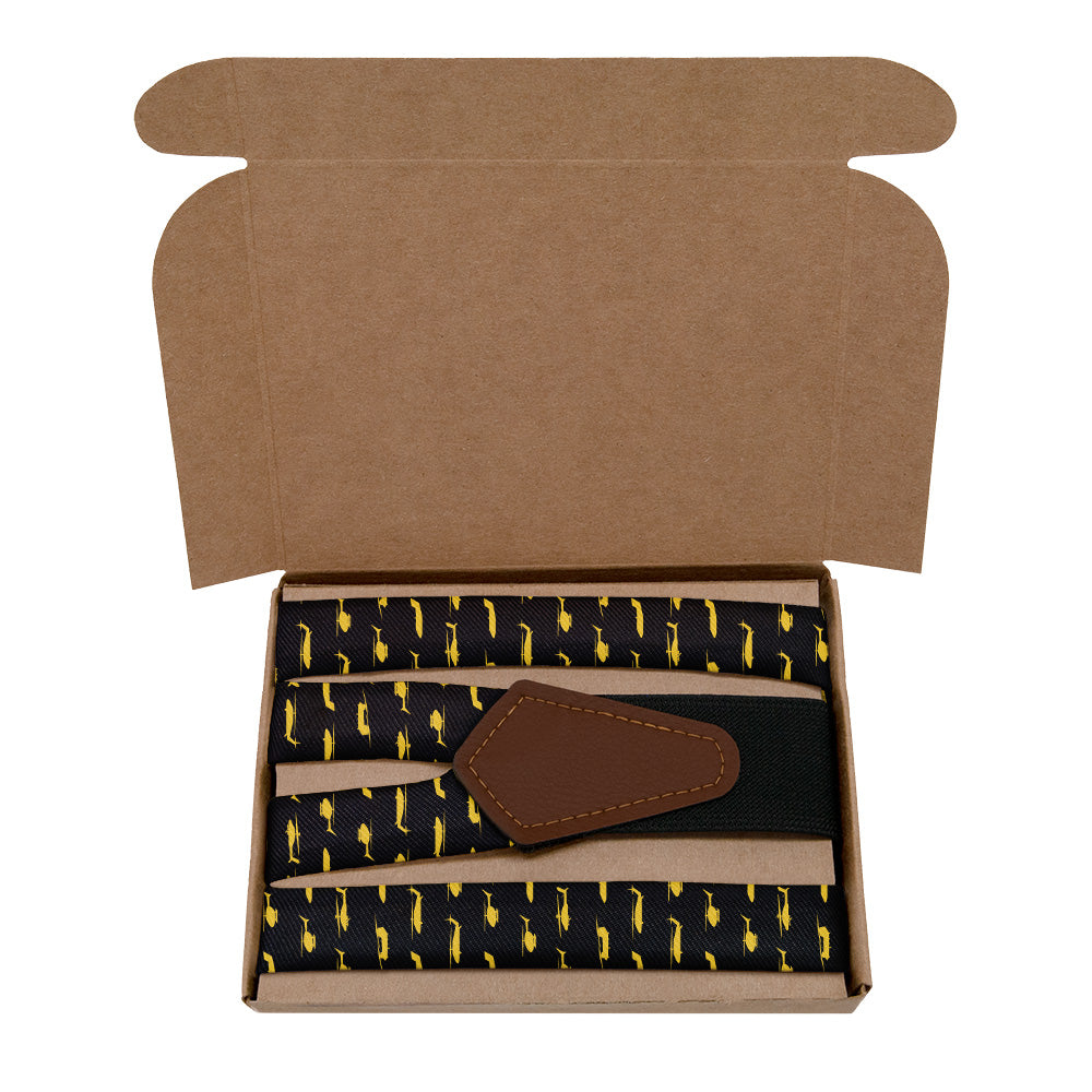 Army Aviation Suspenders - Kraft Gift Box Packaging - Knotty Tie Co.