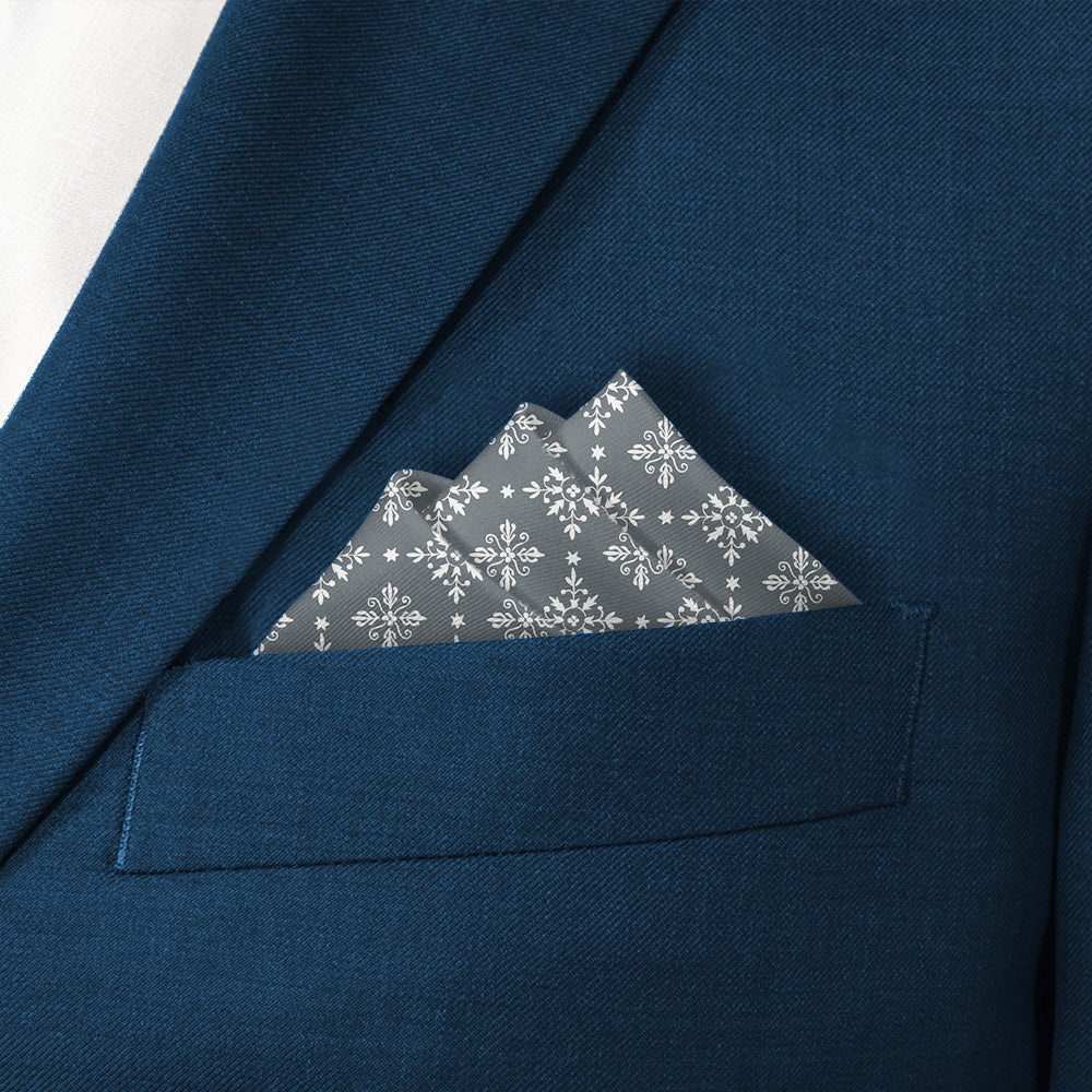 Artisan Medallion Pocket Square - Stairs Fold - Knotty Tie Co.