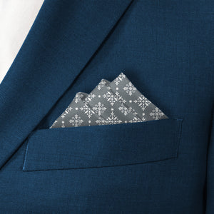 Artisan Medallion Pocket Square - Stairs Fold - Knotty Tie Co.