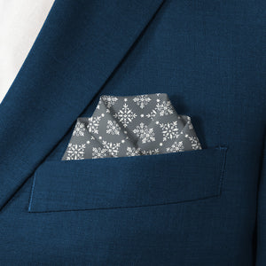 Artisan Medallion Pocket Square - Scalloped Fold - Knotty Tie Co.