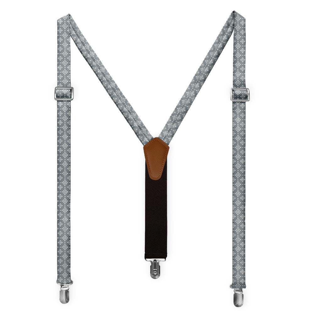 Artisan Medallion Suspenders - Full Front View - Knotty Tie Co.