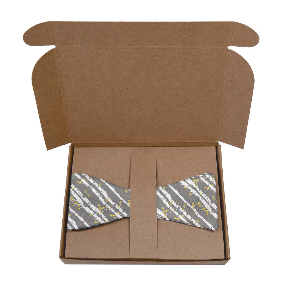 Aspen Grove Bow Tie- Kraft Gift Box Packaging - Knotty Tie Co.