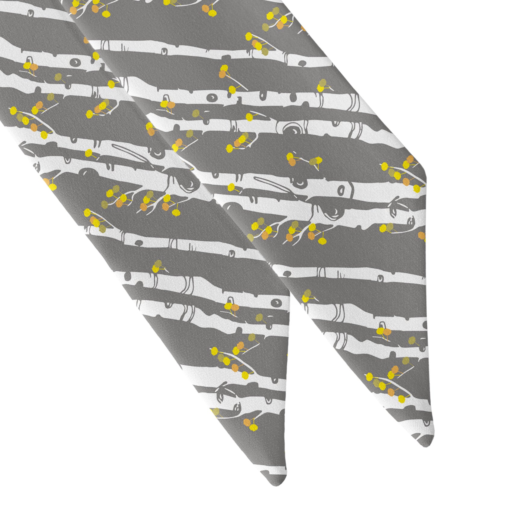 Aspen Grove Hair Scarf - Scarf Tapered Ends - Knotty Tie Co.