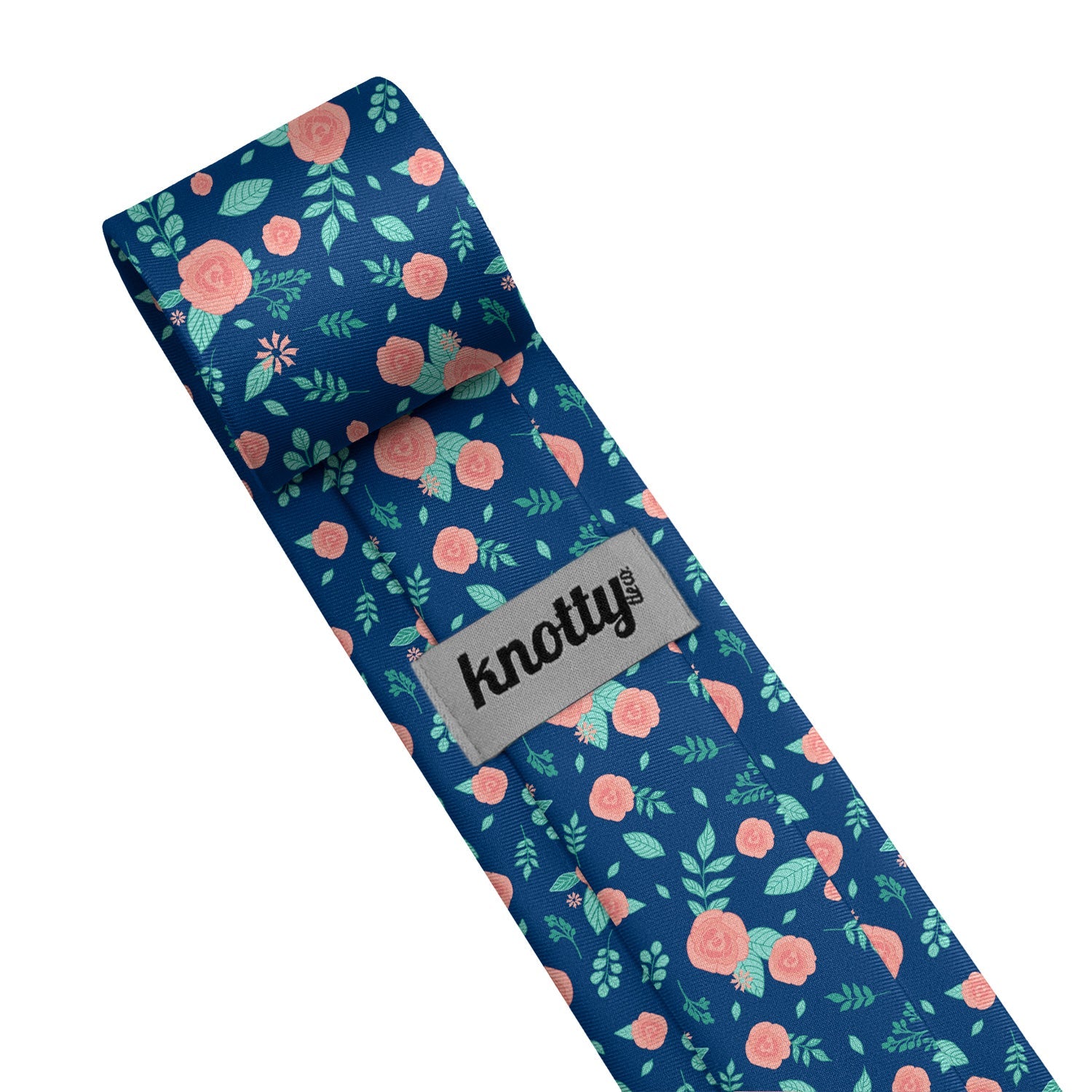 Asta Floral Necktie - Tag - Knotty Tie Co.