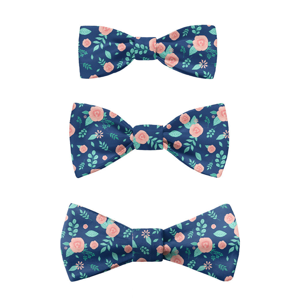 Asta Floral Bow Tie -  -  - Knotty Tie Co.