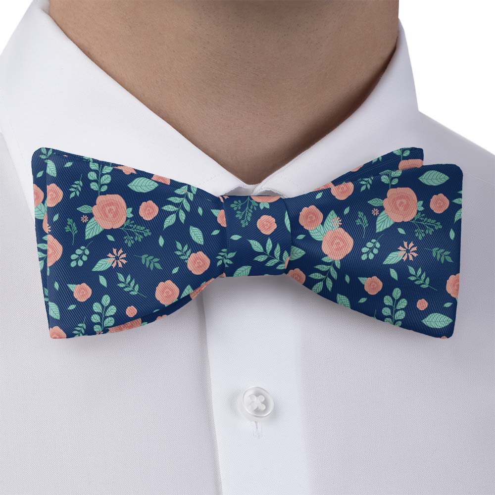 Asta Floral Bow Tie - Self Tie Bow Tie - Knotty Tie Co.