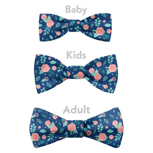 Asta Floral Bow Tie - Bow Sizes - Knotty Tie Co.
