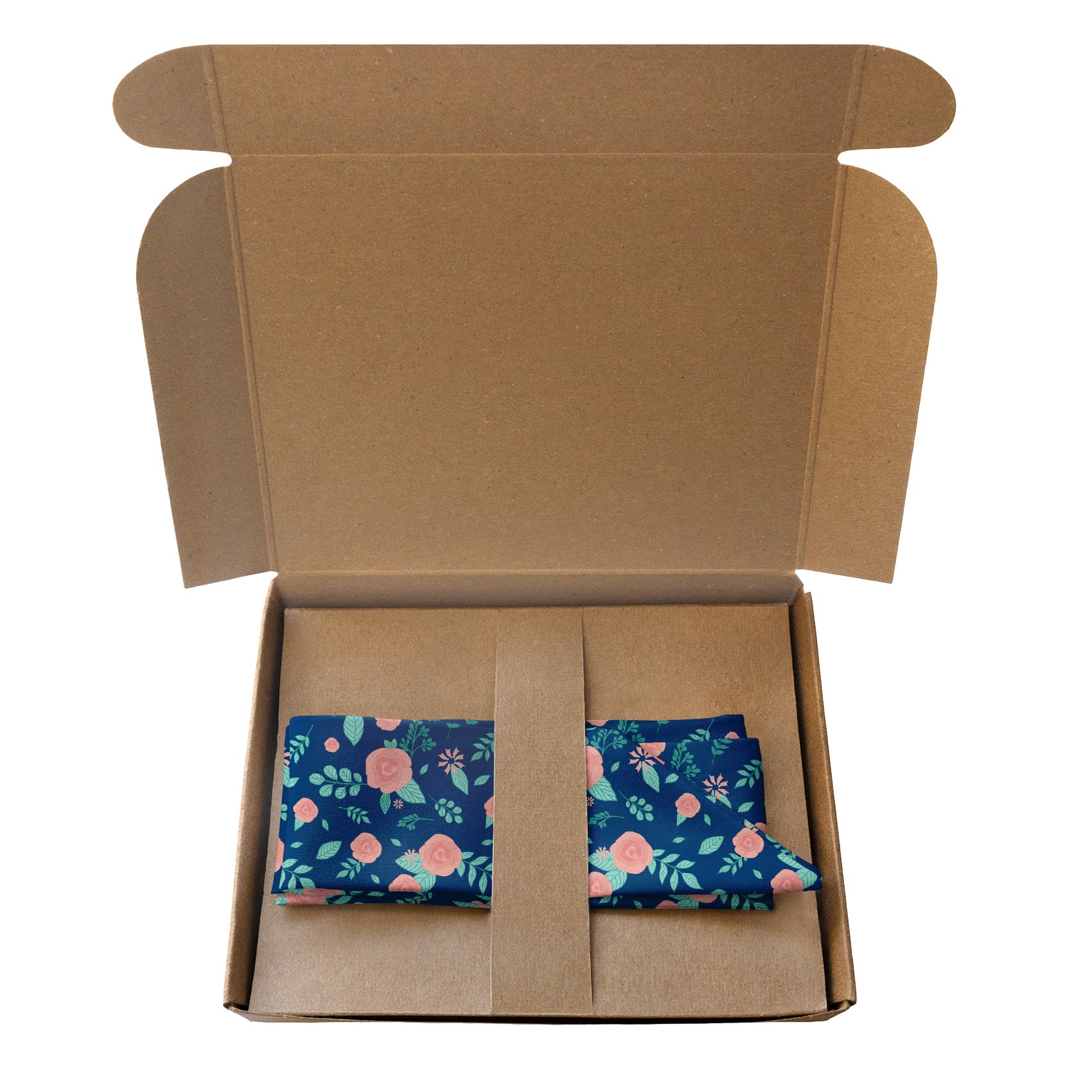 Asta Floral Hair Scarf - Packaging - Knotty Tie Co.