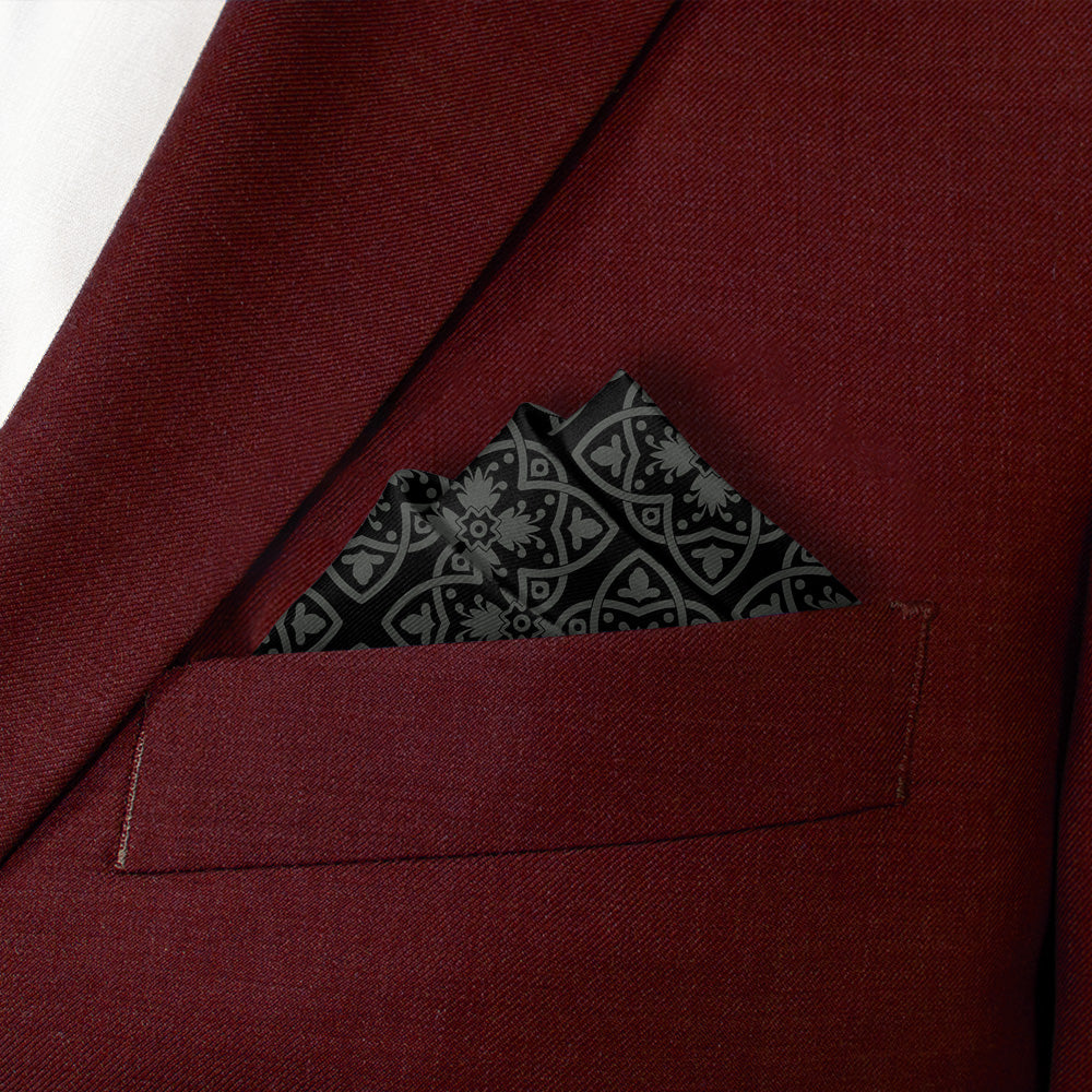 Atticus Pocket Square - Stairs Fold - Knotty Tie Co.