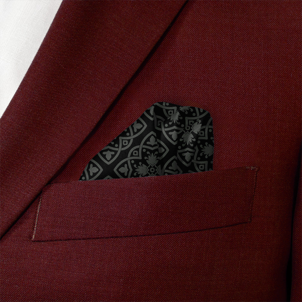 Atticus Pocket Square - Wave Fold - Knotty Tie Co.