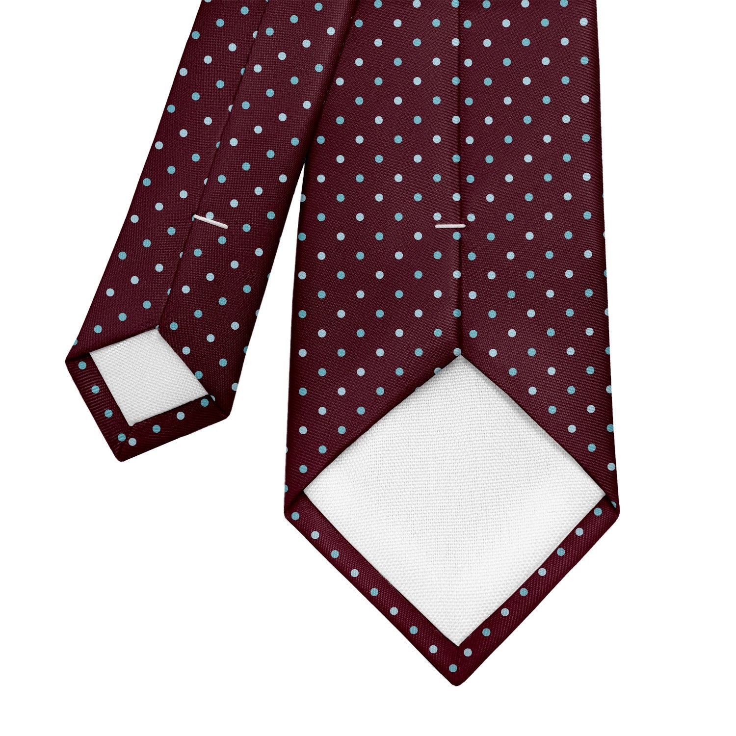 Aurora Dots Necktie - Tipping - Knotty Tie Co.