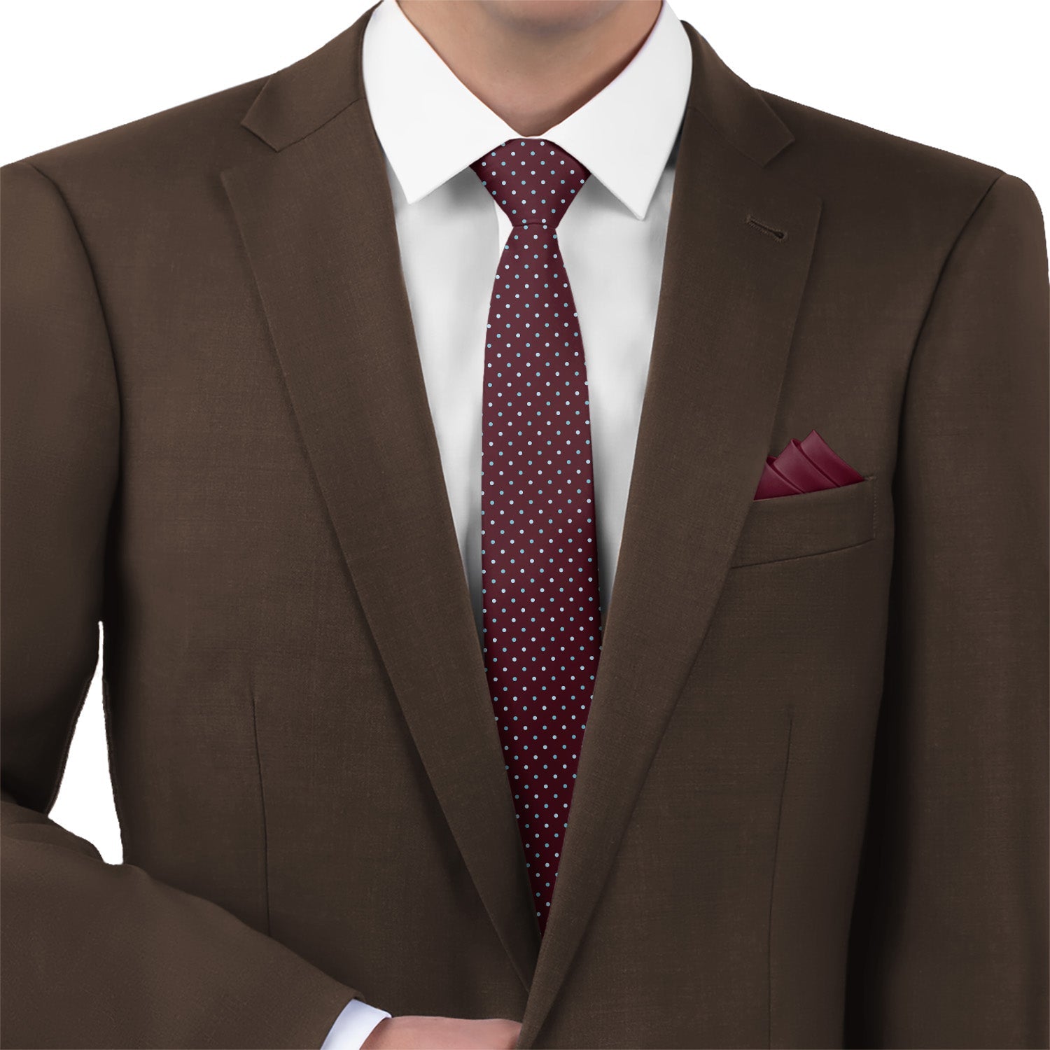 Aurora Dots Necktie - Matching Pocket Square - Knotty Tie Co.