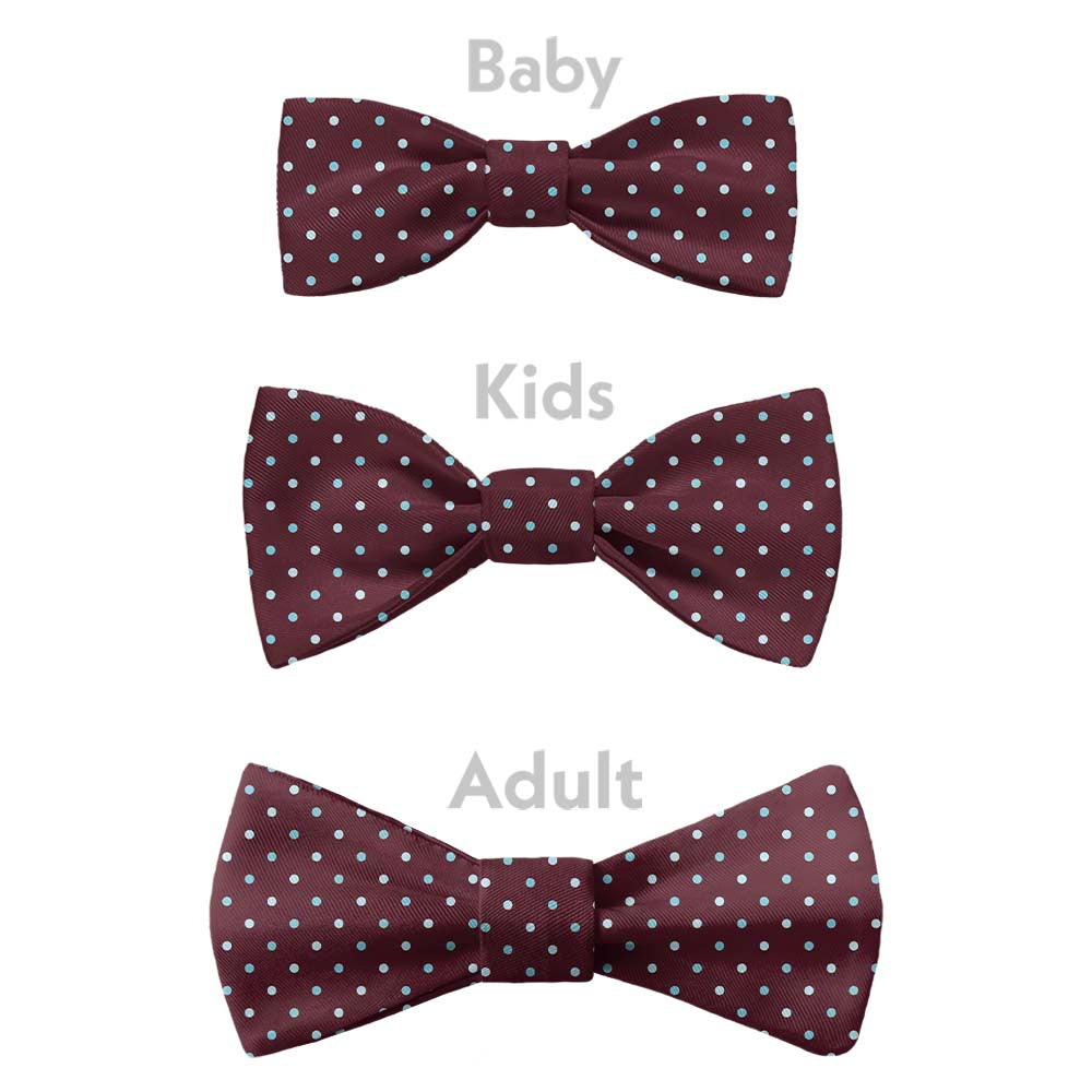 Aurora Dots Bow Tie - Bow Sizes - Knotty Tie Co.