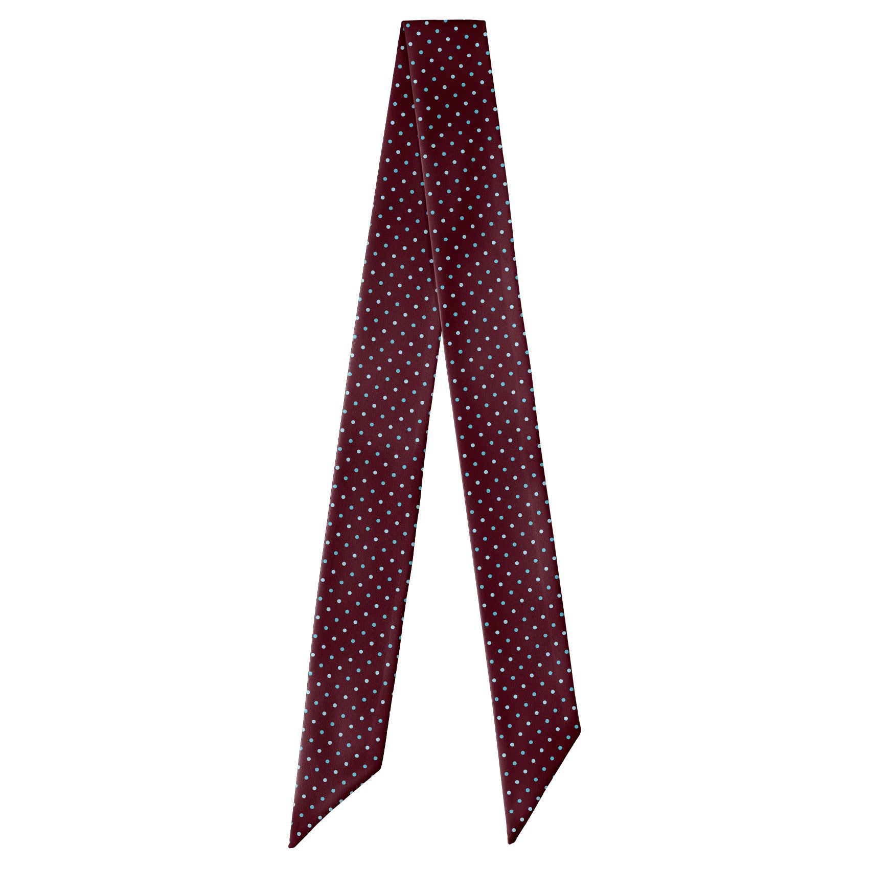 Aurora Dots Hair Scarf - Full View of Hair Scarf - Knotty Tie Co.
