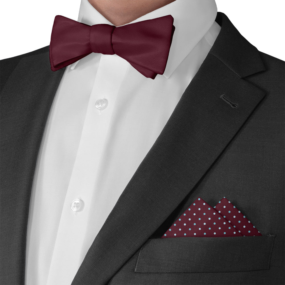 Aurora Dots Pocket Square - Matching Bow Tie - Knotty Tie Co.